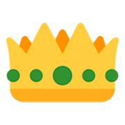 Emoji 👑 Corona su Twitter Twemoji 2.2.2.