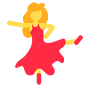 💃 Emoji Mujer Bailando en Twitter Twemoji 2.2.2.