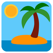 🏝️ Emoji Ilha Deserta na Twitter Twemoji 2.2.2.