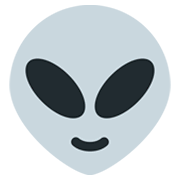 Émoji 👽 Alien sur Twitter Twemoji 2.2.2.