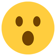 Emoji 😮 Faccina Con Bocca Aperta su Twitter Twemoji 2.2.2.