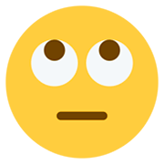 🙄 Emoji Augen verdrehendes Gesicht Twitter Twemoji 2.2.2.