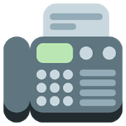 📠 Emoji Máquina De Fax en Twitter Twemoji 2.2.2.