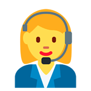 👩‍💼 Emoji Oficinista Mujer en Twitter Twemoji 2.2.2.