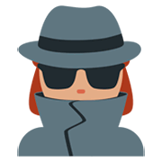 🕵🏽‍♀️ Emoji Detective Mujer: Tono De Piel Medio en Twitter Twemoji 2.2.2.