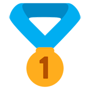 🥇 Emoji Medalla De Oro en Twitter Twemoji 2.2.2.