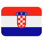 🇭🇷 Emoji Bandera: Croacia en Twitter Twemoji 2.2.2.