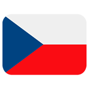 🇨🇿 Emoji Bandera: Chequia en Twitter Twemoji 2.2.2.