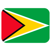 🇬🇾 Emoji Bandera: Guyana en Twitter Twemoji 2.2.2.