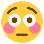 😳 Emoji Cara Sonrojada en Twitter Twemoji 2.2.2.