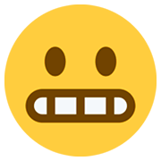 😬 Emoji Grimassen schneidendes Gesicht Twitter Twemoji 2.2.2.