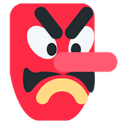👺 Emoji Demonio Japonés Tengu en Twitter Twemoji 2.2.2.