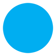 🔵 Emoji Círculo Azul Grande en Twitter Twemoji 2.2.2.