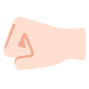 Emoji 🤛🏻 Pugno A Sinistra: Carnagione Chiara su Twitter Twemoji 2.2.2.