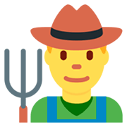 👨‍🌾 Emoji Agricultor en Twitter Twemoji 2.2.2.