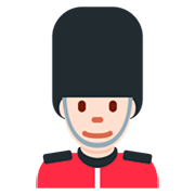 Emoji 💂🏻‍♂️ Guardia Uomo: Carnagione Chiara su Twitter Twemoji 2.2.2.