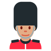 💂🏽‍♂️ Emoji Guardia Hombre: Tono De Piel Medio en Twitter Twemoji 2.2.2.