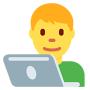 👨‍💻 Emoji IT-Experte Twitter Twemoji 2.2.2.