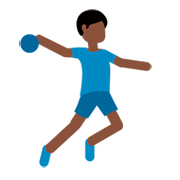 🤾🏿‍♂️ Emoji Handballspieler: dunkle Hautfarbe Twitter Twemoji 2.2.2.