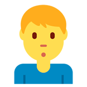 🙎‍♂️ Emoji Homem Fazendo Bico na Twitter Twemoji 2.2.2.