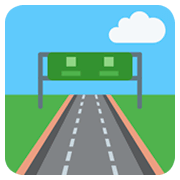 Emoji 🛣️ Autostrada su Twitter Twemoji 2.2.2.