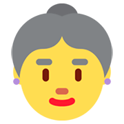 Emoji 👵 Donna Anziana su Twitter Twemoji 2.2.2.