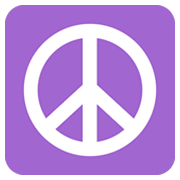 ☮️ Emoji Friedenszeichen Twitter Twemoji 2.2.2.