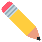 Émoji ✏️ Crayon sur Twitter Twemoji 2.2.2.