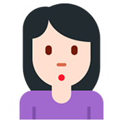 Emoji 🙎🏻 Persona Imbronciata: Carnagione Chiara su Twitter Twemoji 2.2.2.