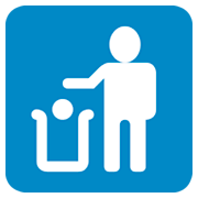 Emoji 🚮 Simbolo Per La Raccolta Dei Rifiuti su Twitter Twemoji 2.2.2.