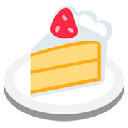 Émoji 🍰 Gâteau Sablé sur Twitter Twemoji 2.2.2.