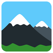 🏔️ Emoji Montaña Con Nieve en Twitter Twemoji 2.2.2.