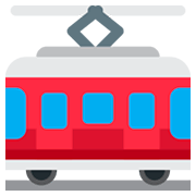 🚋 Emoji Vagón De Tranvía en Twitter Twemoji 2.2.2.