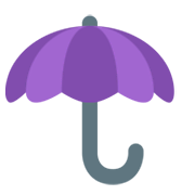 Émoji ☂️ Parapluie Ouvert sur Twitter Twemoji 2.2.2.