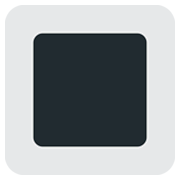 🔳 Emoji weiße quadratische Schaltfläche Twitter Twemoji 2.2.2.