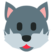 🐺 Emoji Wolf Twitter Twemoji 2.2.2.