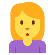 🙎‍♀️ Emoji Mujer Haciendo Pucheros en Twitter Twemoji 2.2.2.