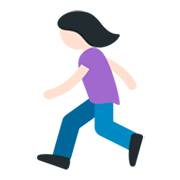🏃🏻‍♀️ Emoji Mujer Corriendo: Tono De Piel Claro en Twitter Twemoji 2.2.2.
