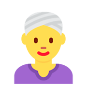👳‍♀️ Emoji Mujer Con Turbante en Twitter Twemoji 2.2.2.