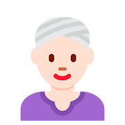 👳🏻‍♀️ Emoji Mujer Con Turbante: Tono De Piel Claro en Twitter Twemoji 2.2.2.