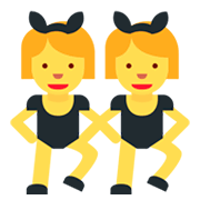 👯 Emoji Personas Con Orejas De Conejo en Twitter Twemoji 2.2.2.