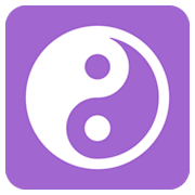 Emoji ☯️ Yin E Yang su Twitter Twemoji 2.2.2.