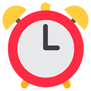 ⏰ Emoji Reloj Despertador en Twitter Twemoji 2.2.