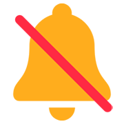 🔕 Emoji Campana Con Signo De Cancelación en Twitter Twemoji 2.2.