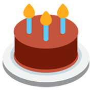 Émoji 🎂 Gâteau D’anniversaire sur Twitter Twemoji 2.2.