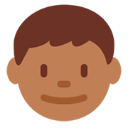 Emoji 👦🏾 Bambino: Carnagione Abbastanza Scura su Twitter Twemoji 2.2.