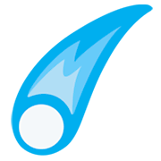Emoji ☄️ Cometa su Twitter Twemoji 2.2.
