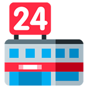 Emoji 🏪 Minimarket su Twitter Twemoji 2.2.
