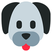 🐶 Emoji Cara De Perro en Twitter Twemoji 2.2.