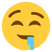 🤤 Emoji sabberndes Gesicht Twitter Twemoji 2.2.